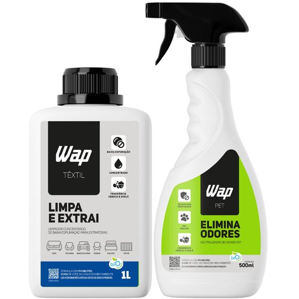Kit Detergente Concentrado Limpa Extrai 1 Litro Eliminador Od
