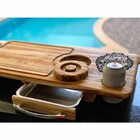 Kit Dia Dos Pais Tabua De Carne Super Pai + Avental Bordado