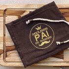 Kit Dia Dos Pais Tabua Melhor Pai Do Mundo + Avental Bordado