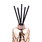 Kit Difusor E Porta Sabonete Liquido De Vidro Laranja - D'ros