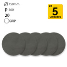 Kit Disco De Lixa Abralon 6 ''/ 150mm 360 Mirka - 5 Unidades