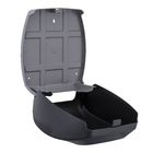 Kit com Porta Papel Toalha 500 Folhas, Porta Sabonete Líquido 800ml e Porta Papel Higiênico Preto Velox Premisse