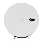 Kit com Porta Papel Toalha, Porta Sabonete Líquido 500ml e Porta Papel Higiênico Rolo Aço Inox Biovis