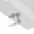 Kit com Porta Papel Toalha, Porta Sabonete Líquido 500ml e Porta Papel Higiênico Folha Aço Inox Biovis