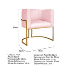 Kit Divã Luna 160cm Lado Direito E 01 Poltrona Base De Ferro