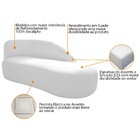 Kit Divã Luna 160cm Lado Direito E 01 Poltrona Base De Ferro