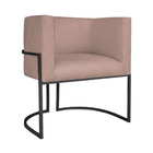 Kit Divã Luna 160cm Lado Direito E 02 Poltronas Base De Ferro