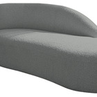 Kit Divã Luna 160cm Lado Direito E 02 Poltronas Base De Ferro