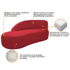 Kit Divã Luna 160cm Lado Esquerdo E 01 Poltrona Base De Ferro