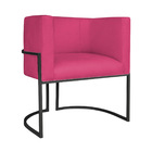 Kit Divã Luna 160cm Lado Esquerdo E 01 Poltrona Base De Ferro