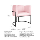 Kit Divã Luna 160cm Lado Esquerdo E 01 Poltrona Base De Ferro