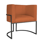 Kit Divã Luna 185cm Lado Esquerdo E 02 Poltronas Base De Ferr