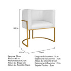 Kit Divã Luna 185cm Lado Esquerdo E 02 Poltronas Base De Ferr