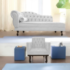 Kit Diva Recamier Diana 120cm Lado Direito E 1 Poltrona Class