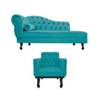 Kit Diva Recamier Diana 120cm Lado Direito E 1 Poltrona Class