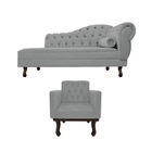 Kit Diva Recamier Diana 120cm Lado Esquerdo E 01 Poltrona Cla