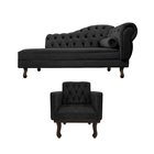 Kit Diva Recamier Diana 120cm Lado Esquerdo E 1 Poltrona Clas