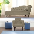 Kit Diva Recamier Diana 120cm Lado Esquerdo E 1 Poltrona Clas