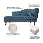 Kit Diva Recamier Diana 120cm Lado Esquerdo E 1 Poltrona Clas