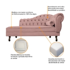 Kit Diva Recamier Diana 120cm Lado Esquerdo E 2 Poltrona Clas