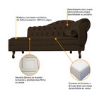 Kit Diva Recamier Diana 120cm Lado Esquerdo E 2 Poltronas Cla