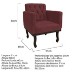 Kit Diva Recamier Diana 140cm Lado Direito E 02 Poltronas Cla