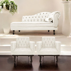 Kit Diva Recamier Diana 140cm Lado Esquerdo E 02 Poltronas Cl