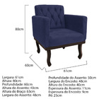 Kit Diva Recamier Diana 185cm Lado Direito E 02 Poltronas Cla