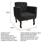 Kit Diva Recamier Diana 185cm Lado Esquerdo E 02 Poltronas Cl
