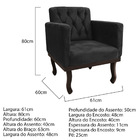 Kit Diva Recamier Diana 185cm Lado Esquerdo E 02 Poltronas Cl