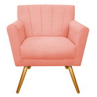 Kit Diva Recamier Vanessa 140cm Lado Direito E 01 Poltrona La