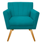 Kit Diva Recamier Vanessa 140cm Lado Direito E 02 Poltronas L