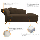 Kit Diva Recamier Vanessa 140cm Lado Direito E 02 Poltronas L