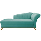 Kit Diva Recamier Vanessa 140cm Lado Esquerdo E 02 Poltronas