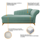 Kit Diva Recamier Vanessa 140cm Lado Esquerdo E 02 Poltronas