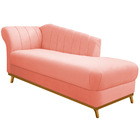 Kit Diva Recamier Vanessa 160cm Lado Direito E 01 Poltrona La