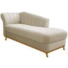 Kit Diva Recamier Vanessa 160cm Lado Direito E 01 Poltrona La