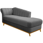 Kit Diva Recamier Vanessa 160cm Lado Direito E 01 Poltrona La