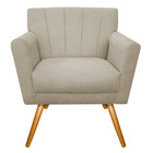 Kit Diva Recamier Vanessa 160cm Lado Direito E 02 Poltronas L