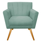 Kit Diva Recamier Vanessa 160cm Lado Direito E 02 Poltronas L