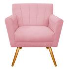 Kit Diva Recamier Vanessa 160cm Lado Direito E 02 Poltronas L