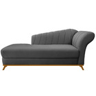 Kit Diva Recamier Vanessa 160cm Lado Esquerdo E 02 Poltronas