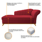 Kit Diva Recamier Vanessa 160cm Lado Esquerdo E 02 Poltronas