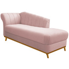 Kit Diva Recamier Vanessa 185cm Lado Direito E 01 Poltrona La