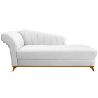 Kit Diva Recamier Vanessa 185cm Lado Direito E 02 Poltronas L