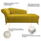 Kit Diva Recamier Vanessa 185cm Lado Direito E 02 Poltronas L