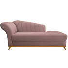 Kit Diva Recamier Vanessa 185cm Lado Direito E 02 Poltronas L