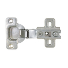 Kit Dobradiça Curva Comum 95° Aço com 12 unidades