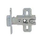 Kit Dobradiça Reta Comum 95° Aço com 12 unidades