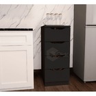 Kit Dois Organizadores Quatro Gavetas Sem Puxador Moderno